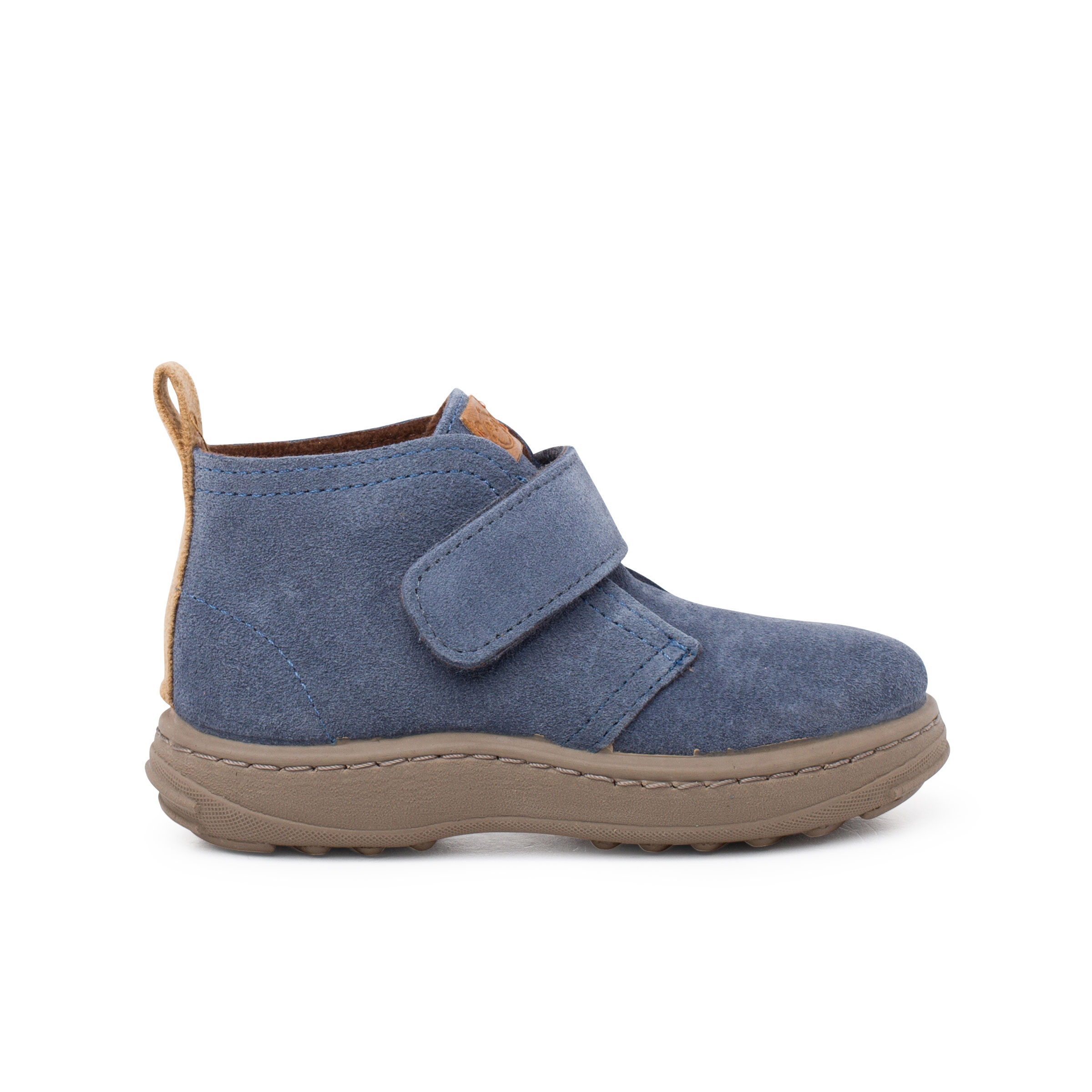 Pisamonas botas serraje niños suela sport tira adherente