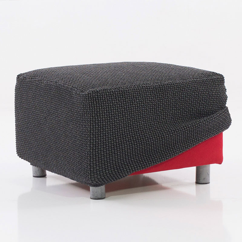 MAXIFUNDAS FUNDAS DE SOFA & CHAISE LONGUE - Funda de Puff Relive Elástica
