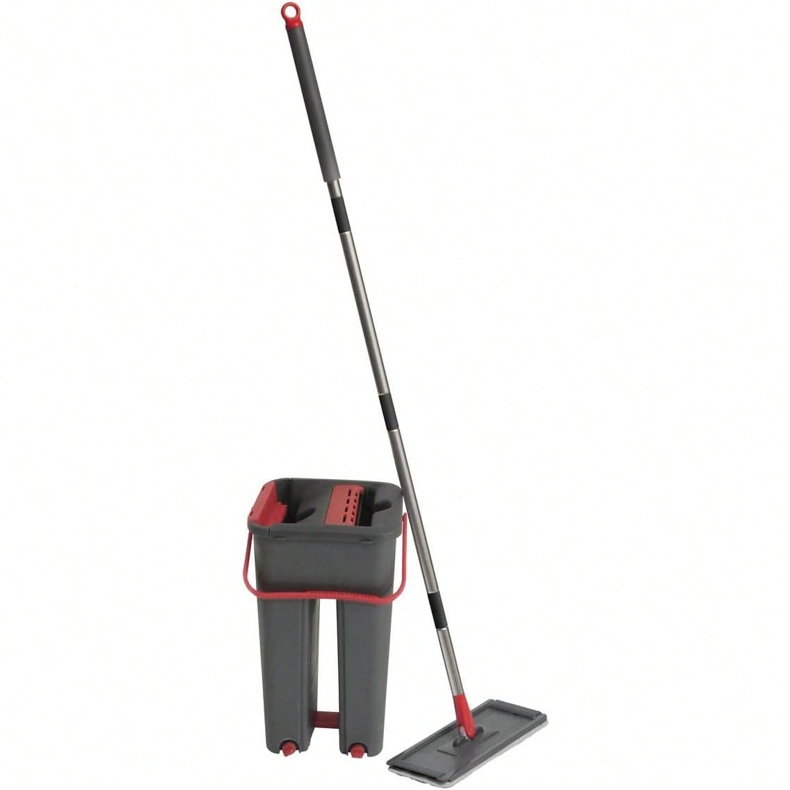 STARLEY-Kit de Limpieza con Balde Escurridor 4L y Mopa – Doble Compartimento