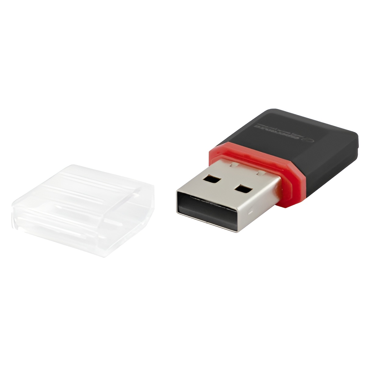 HOPE MicroSD Card Reader EA134K Black, USB 2.0 (MicroSD Pen Drive (EA134K - 5901299902837)