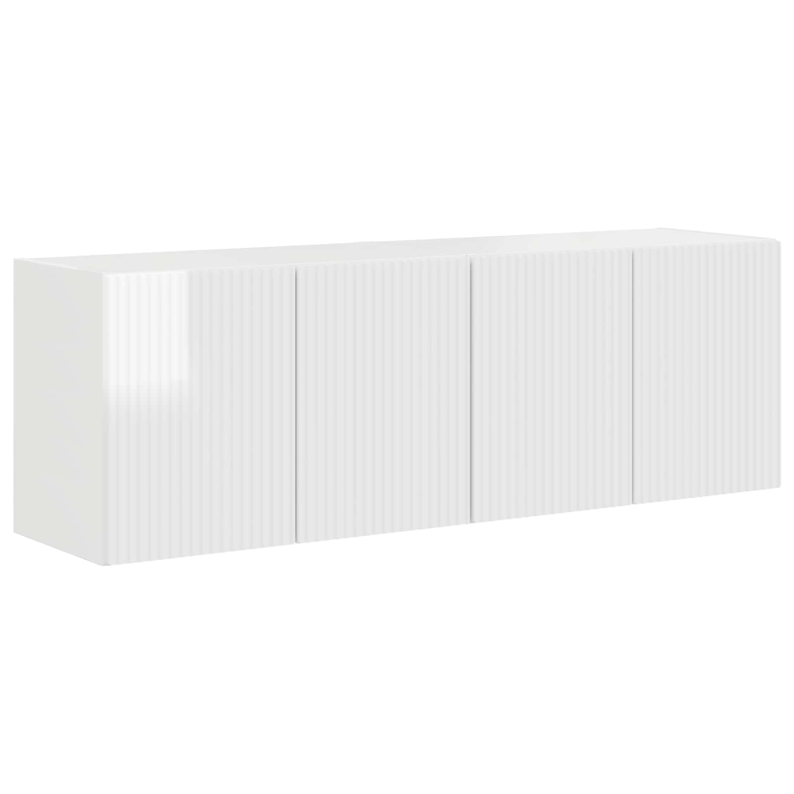 vidaXL Mueble de TV Montado en la Pared 2 uds. Madera de ingeniería Multicolor