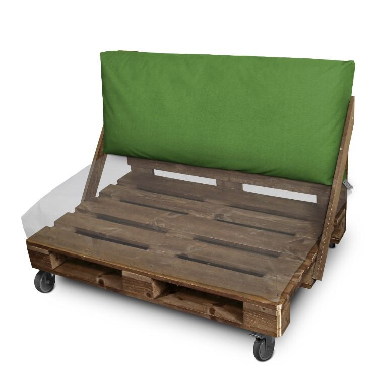 Cojines para palets de exterior Verde Naylim Mate HAPPERS - Cómodo, ligero y resistente. Make it Happers®