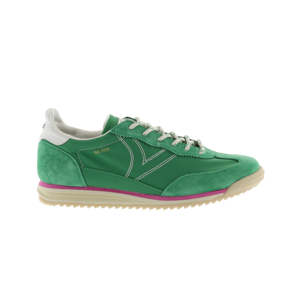 Victoria Saturno Zapatillas de nylon con piezas de serraje al tono y suela en sierra 1158108