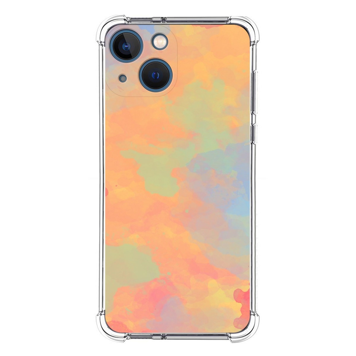 Funda Silicona Antigolpes compatible con Iphone 13 Mini (5.4) diseño Acuarela 08 Dibujos
