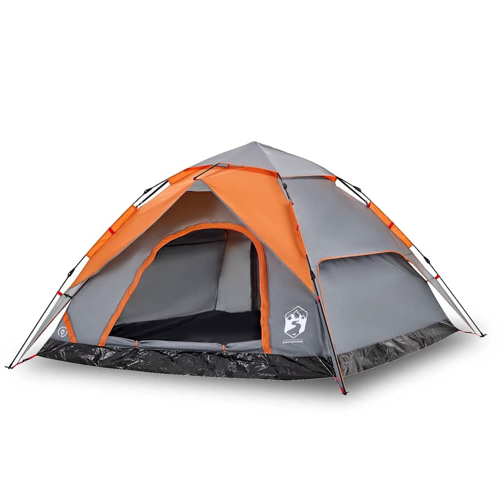 vidaXL Tienda campaña iglú 5 persona tela opaca apertura rápida Color Blanco opaco,  Azul,  Gris y naranja y mas