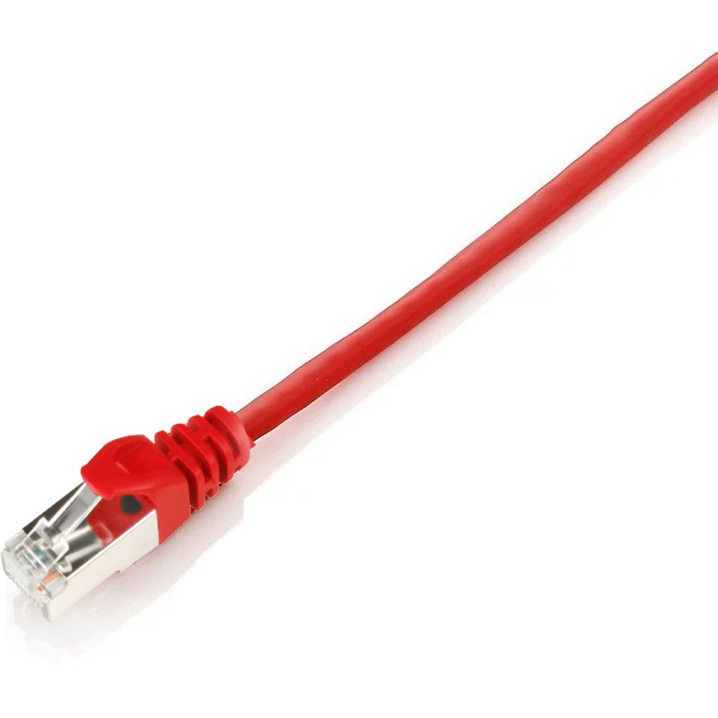 Equip RJ45 S/FTP Shielded Cat.6A Cable 0.25m in Red offers ultra high performance with enhanced bandwidth and noise margin for demanding 10G network applications, perfect as a network cable.