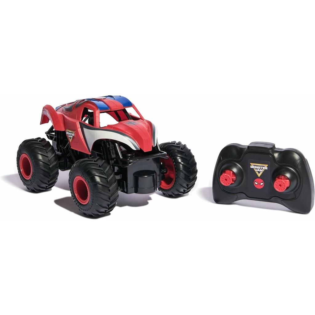 Monster Jam Vehículo Radio Control The Amazing Spiderman 1:24
