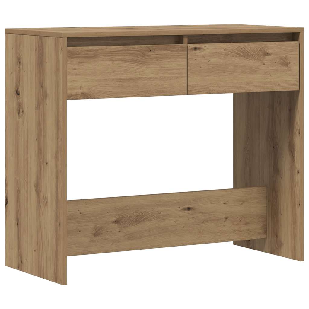 vidaXL Mesa consola madera de ingeniería roble artesanal 89x41x76,5 cm