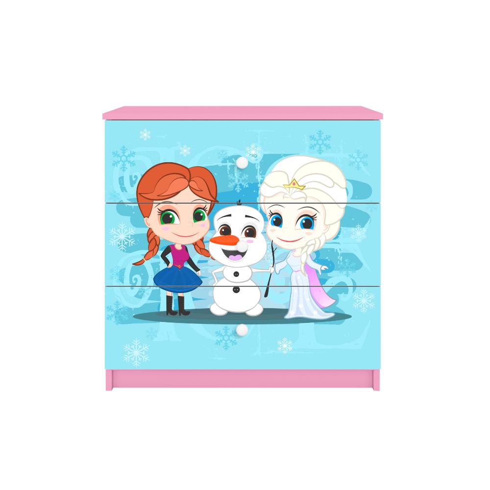 Cómoda Kocot Kids BabyDreams Frozen Land Pink