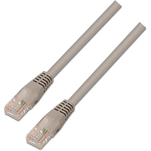 Cable Red UTP Cat5e RJ45 Aisens 2m Gris - Alta Velocidad de Transferencia
