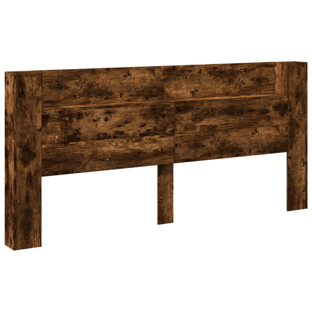 vidaXL Cabecero de cama con luz LED 220x16,5x103,5 cm