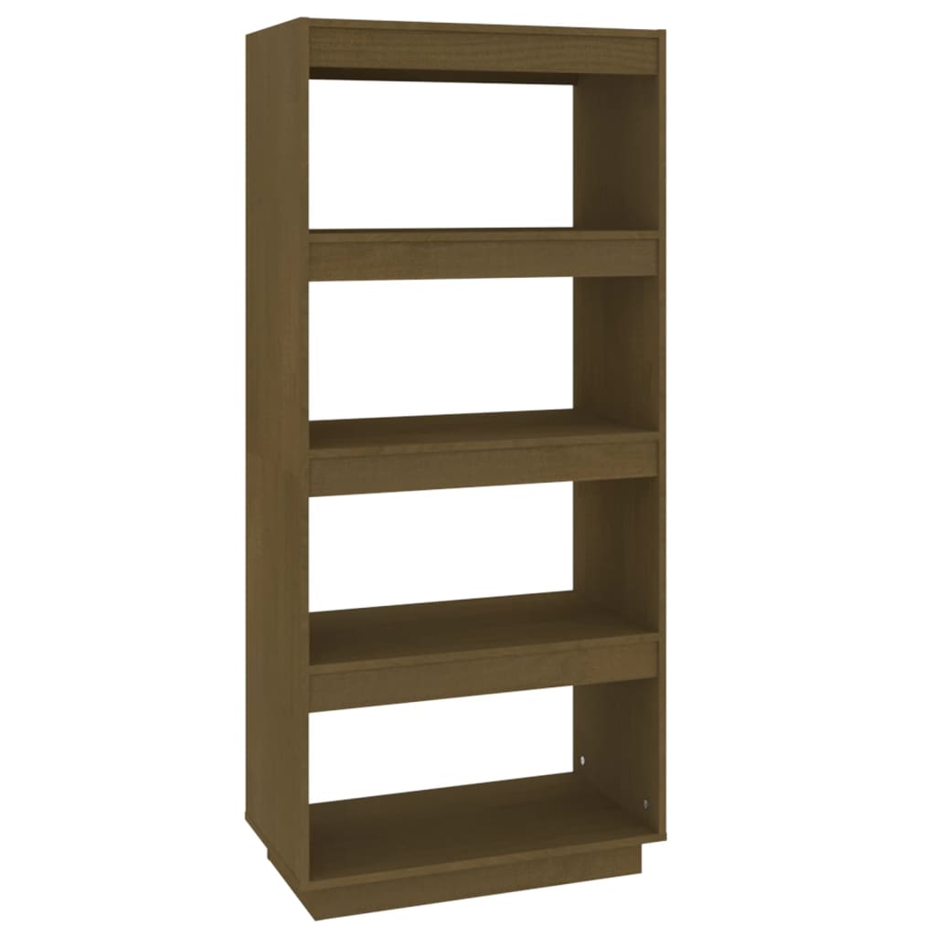 Vidaxl Estantería de Madera Maciza Pino 60x35x135 Cm Natural