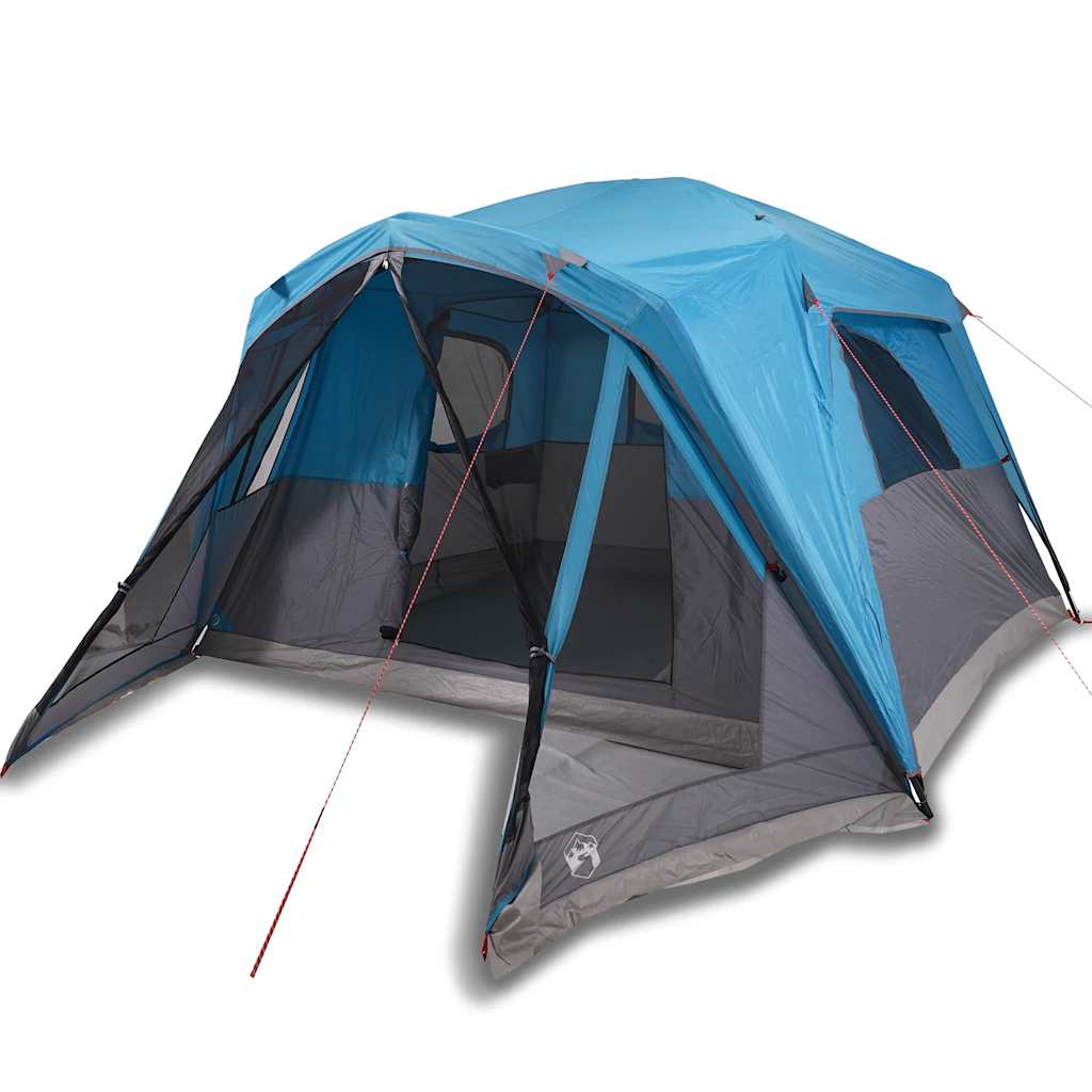 vidaXL Tienda campaña familiar con porche 6 personas impermeable Color Azul,  Verde,  Gris y naranja y mas