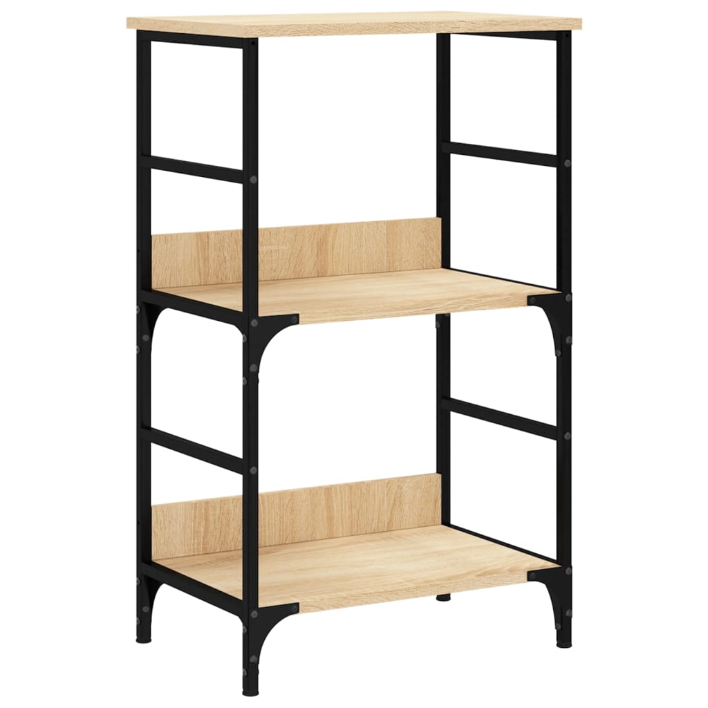 vidaXL Estantería de madera de ingeniería 50x33x82 cm Multicolor