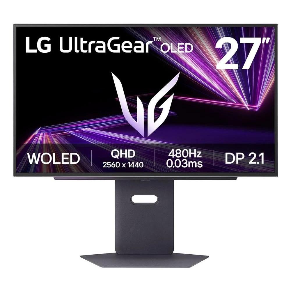 Monitor Gaming OLED LG 27" Ultrawide 27GX790A-B  | 480 Hz, 0, 03 ms, 16 :9, HDMI 2.1 y DisplayPort, Ajuste en altura ·