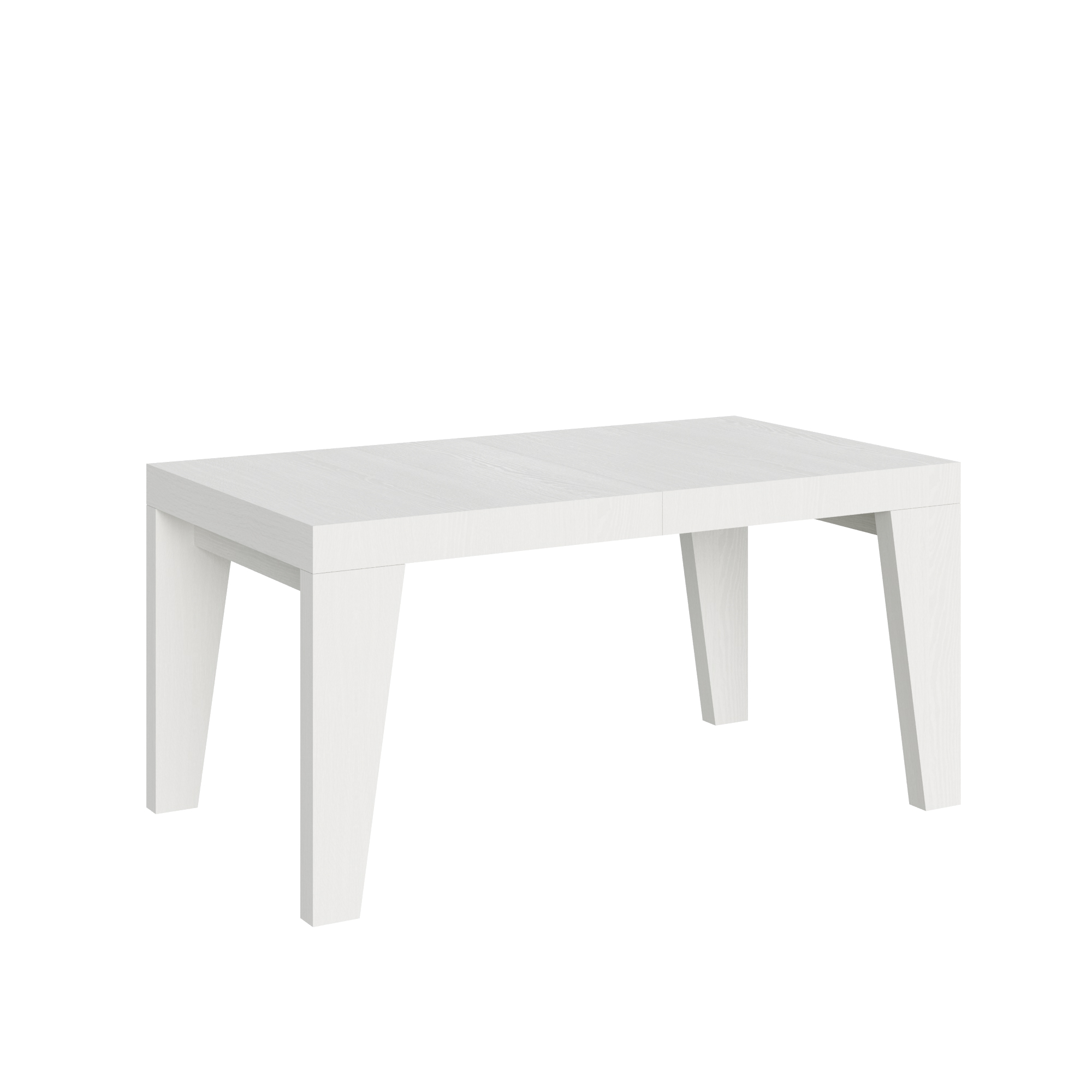 Mesa extensible 90x160/420 cm Naxy Fresno Blanco - Itamoby
