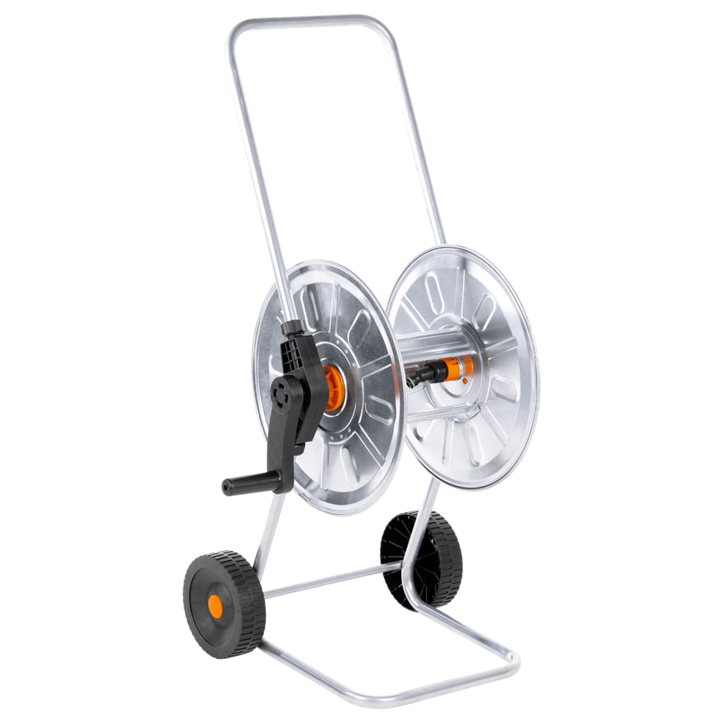 vidaXL Carrete de rollo para manguera de acero Dimensiones 35 cm, 40 cm