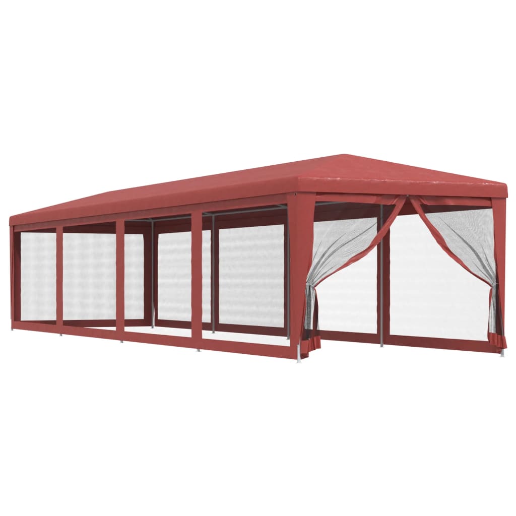 vidaXL Carpa para Fiestas con 10 Paredes de Malla Toldo HDPE Color Antracita,  Azul,  Rojo y mas