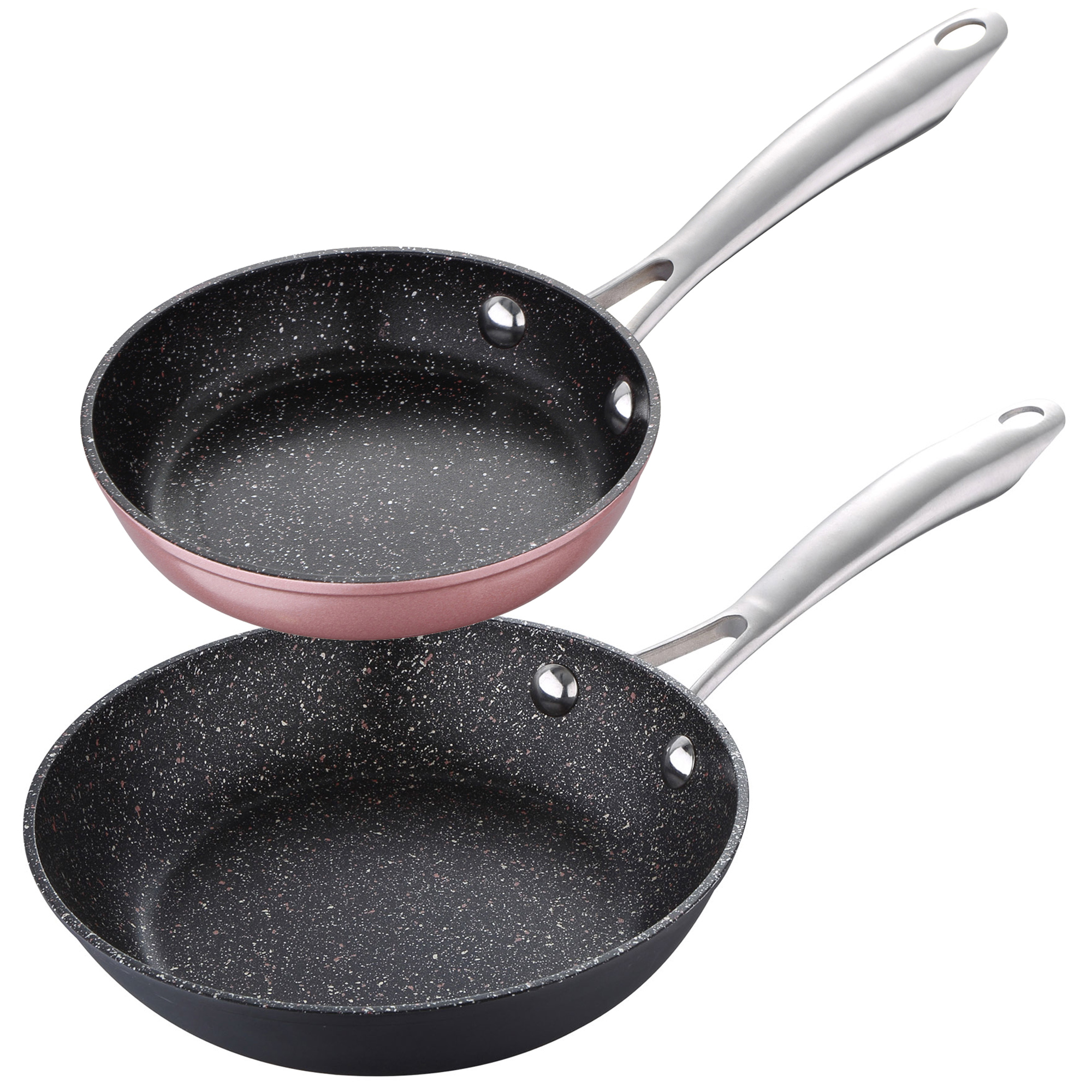 SET SARTENES 16X4.0 , 20X5.0 CM , 28X6.0 CM Y WOK 28X8.0 CM ALUMINIO