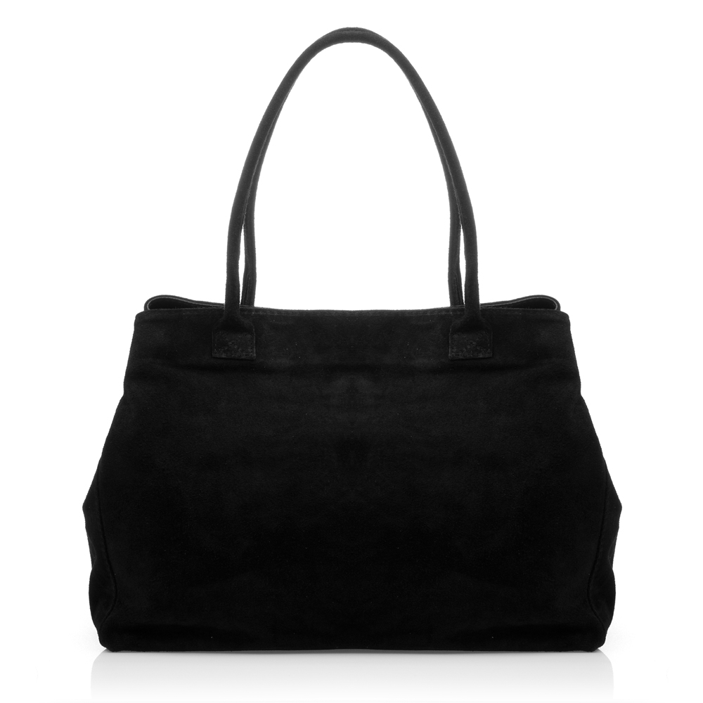 Firenze Artegiani. Annagrazia Bolso Shopper Mujer.Piel auténtica Gamuza . Made in Italy. Vera Pelle Italiana.