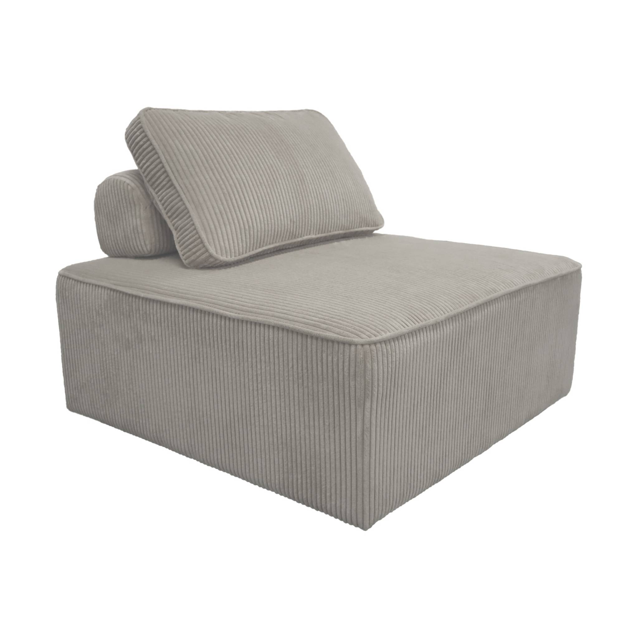 Módulo para sofá modular de pana, 1 plaza