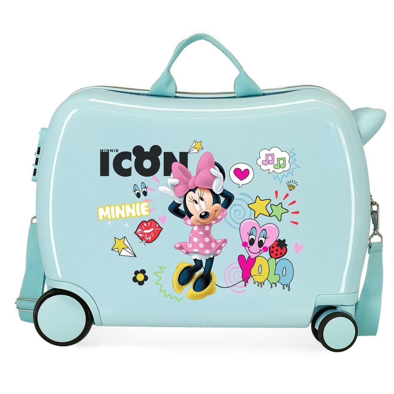 Disney Minnie Maleta Correpasillos ABS Rígida Enjoy Minnie