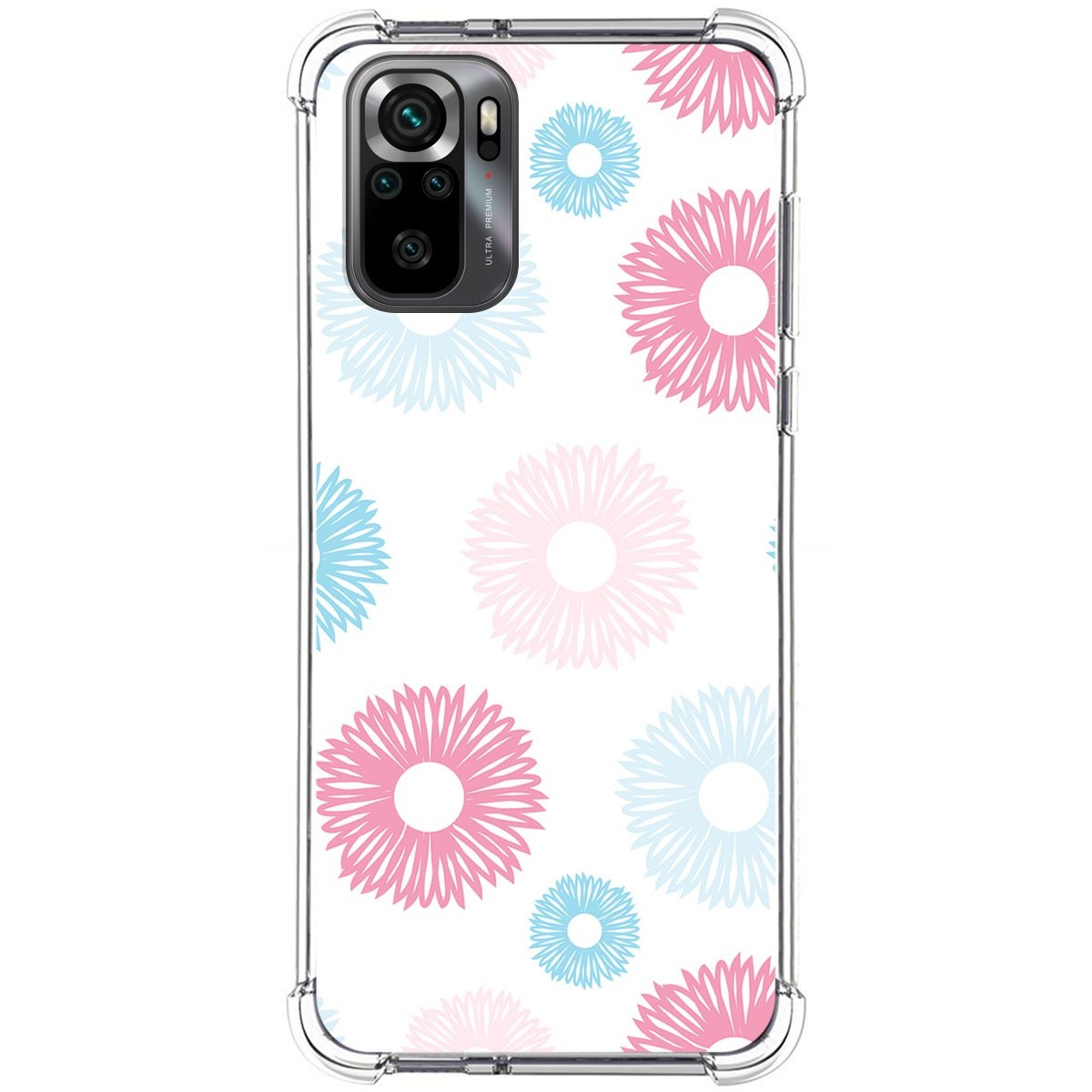 Funda Silicona Antigolpes para Xiaomi POCO M5s diseño Flores 06 Dibujos