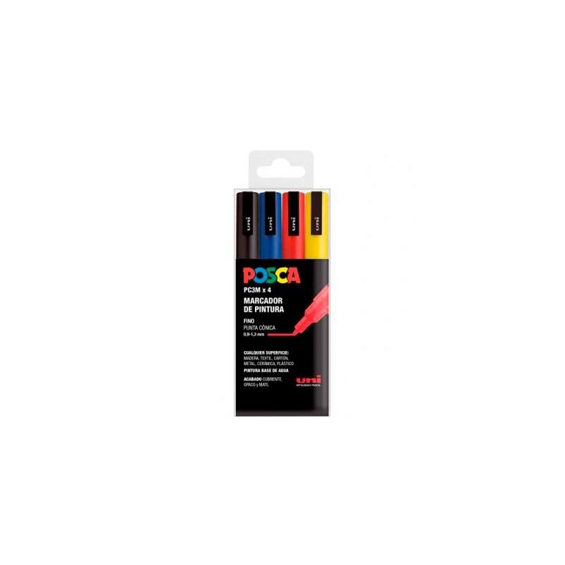 Uni-Ball - ROTUL.UNI-POSCA PC-3M BASIC E/4 182634672