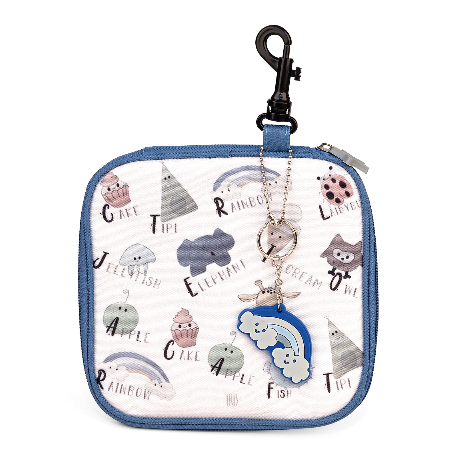 IRIS Snack Rico - Porta Sandwich Infantil Termoinsulado con Mosquetón. Azul