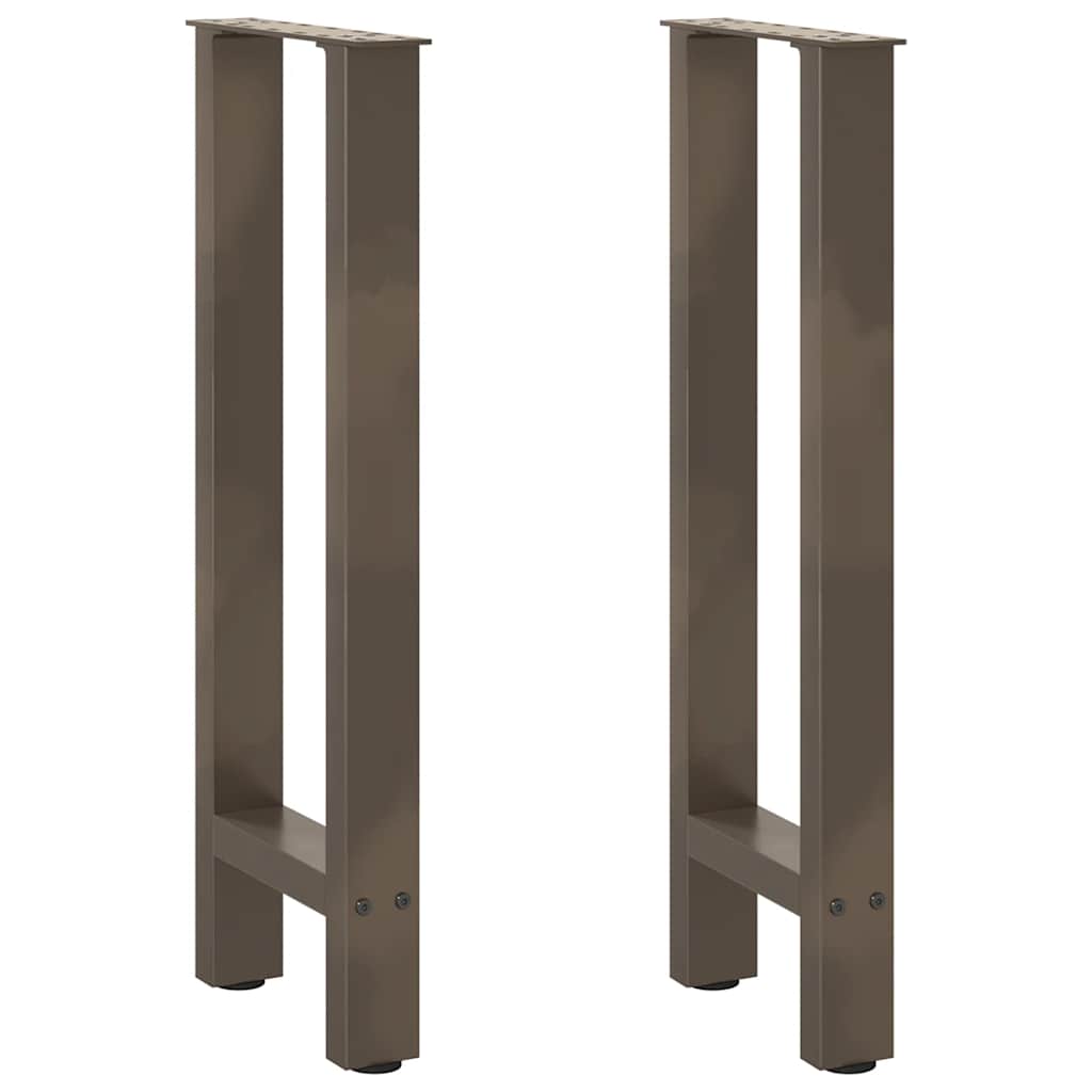 vidaXL Patas para consola (2 unidades, 38 x 72-73 cm, acero)