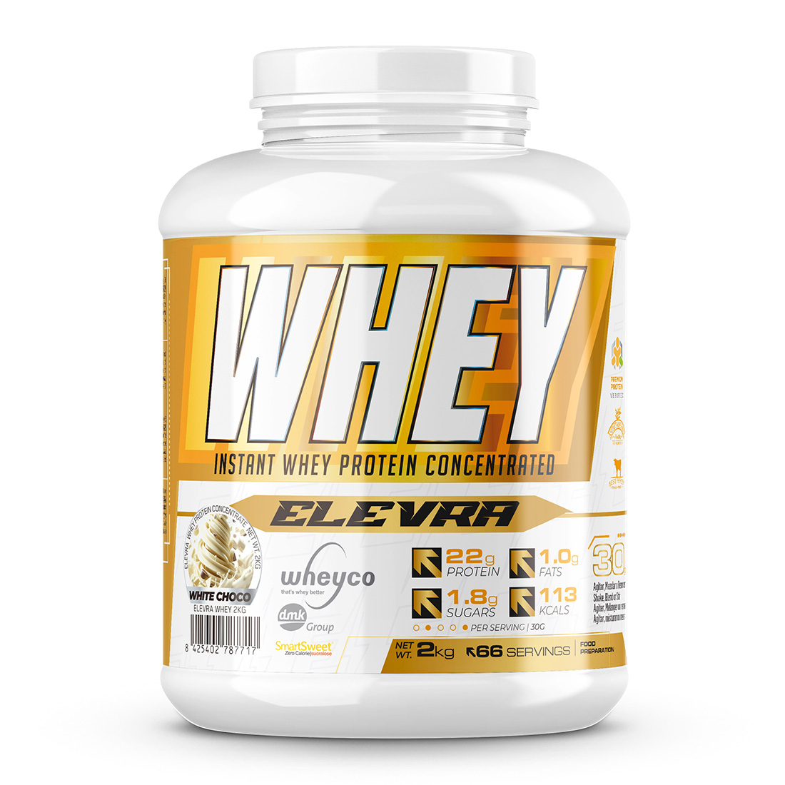 ELEVRA 100% PRO Whey Protein 2 kg