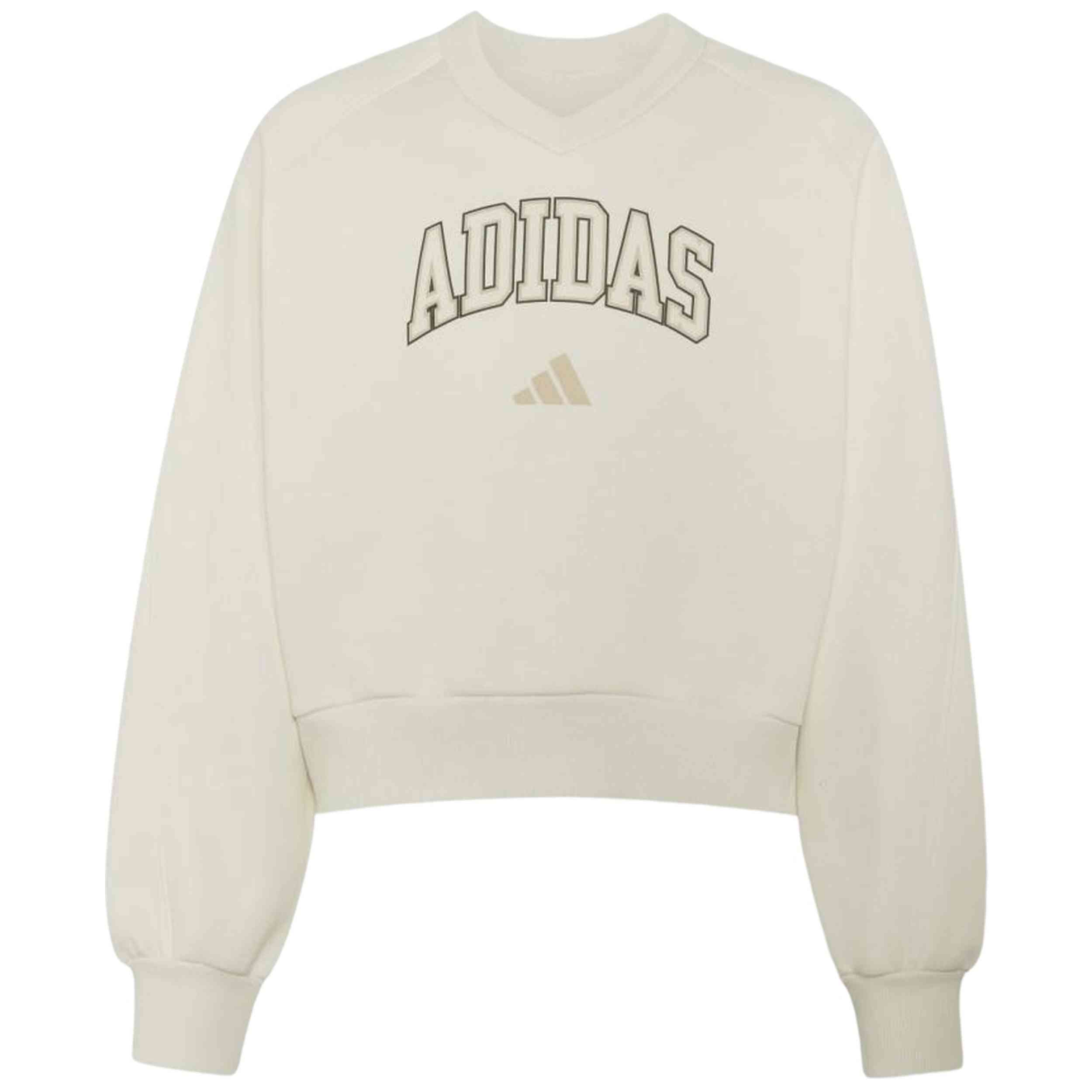Sudadera Adidas modelo JG CLGT V-NECK para Niñas en color Blanco