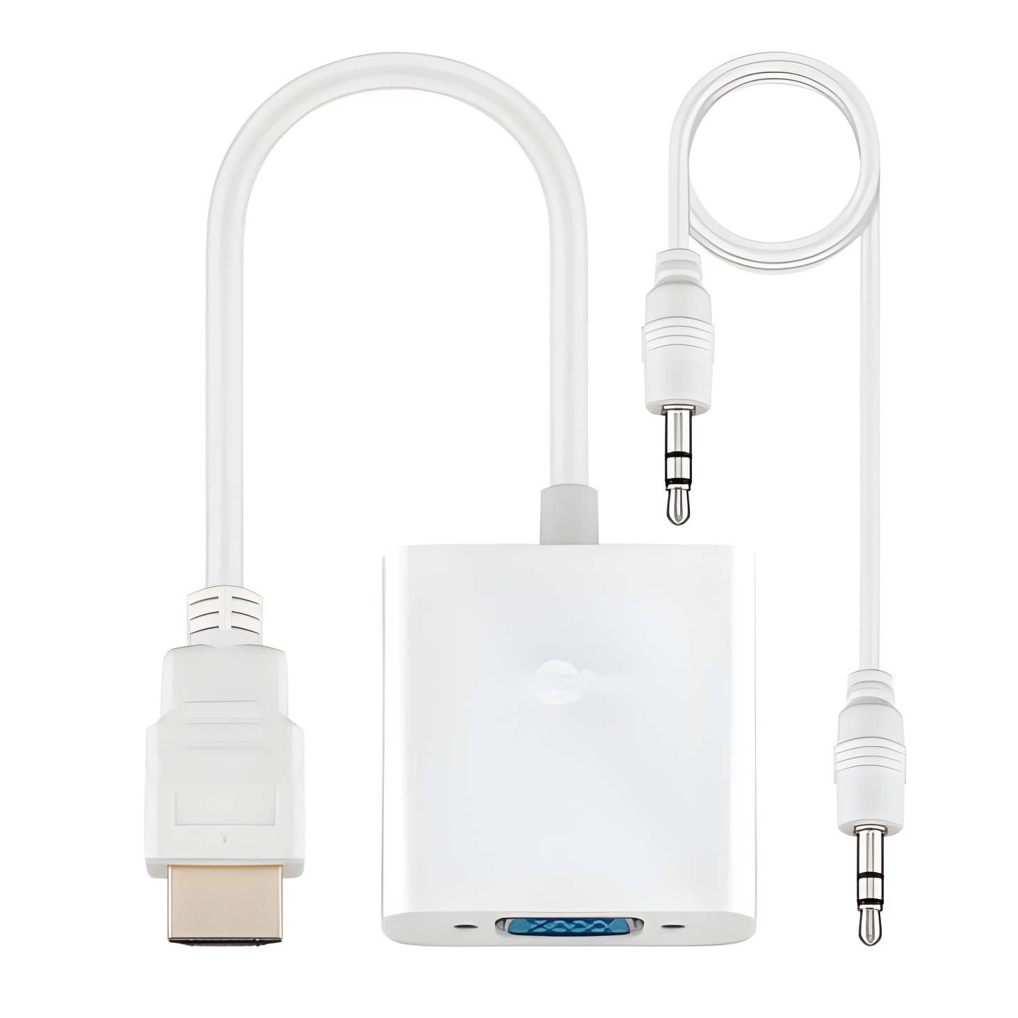 Microconnect - Adaptador HDMI a VGA y Jack de Alta Calidad