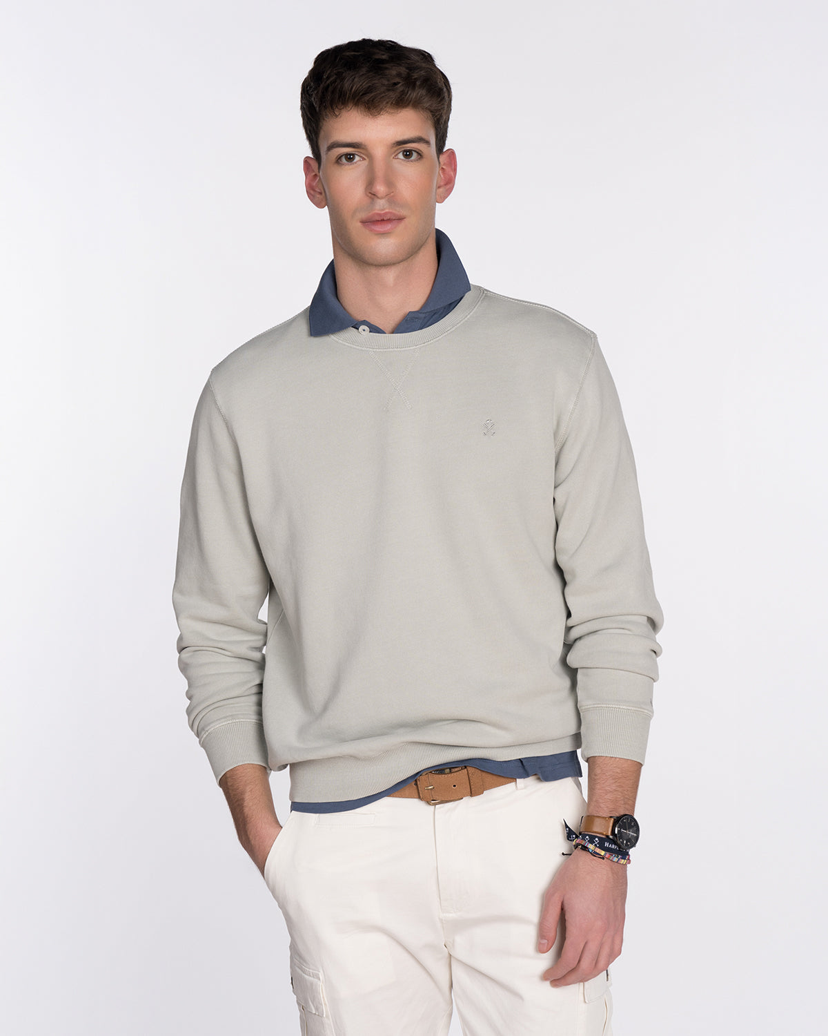 Harper & Neyer Sudadera de Hombre de Algodón Ayram