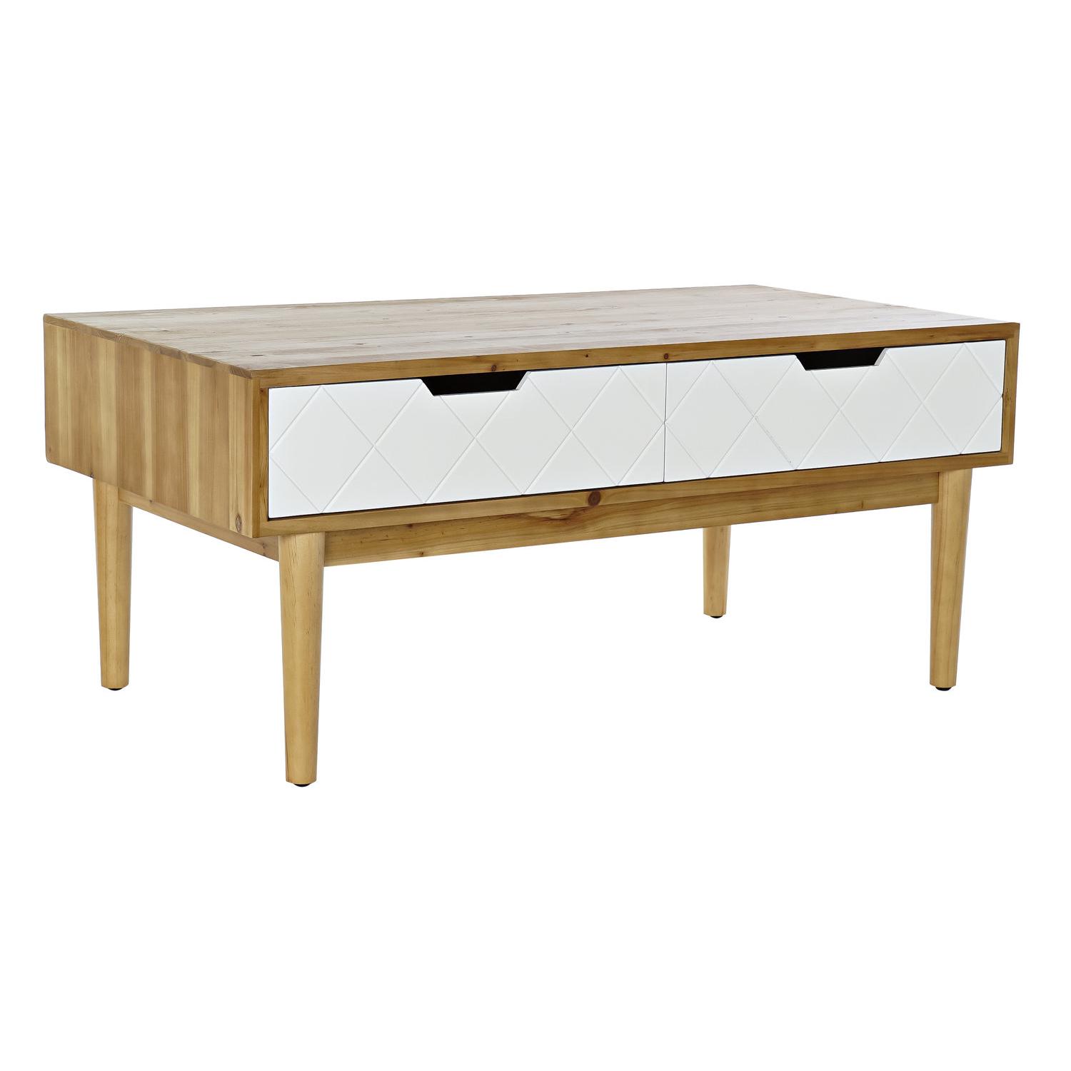 Mesa Centro Abeto 105X55X46 Marron - Fijalo - El mejor complemento para tu hogar.