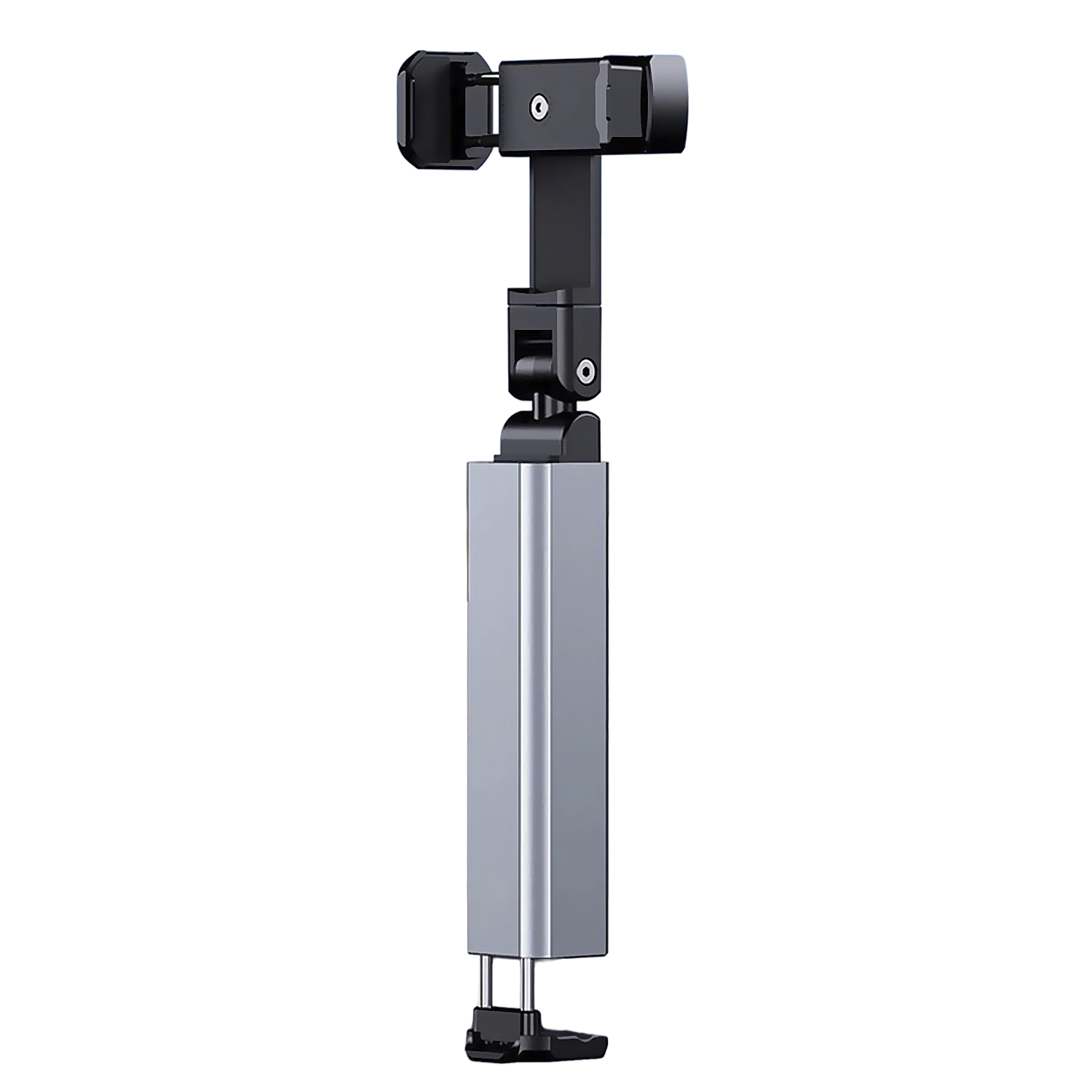 DAM Estabilizador de móvil plegable con palo selfie extensible, giro 360° y soporte ajustable. Compacto, portátil y compatible con la mayoría de smartphones.