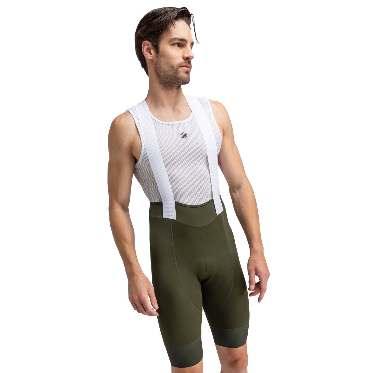Siroko - Culotte Logo Pierna Corto Ciclismo para Mujer_