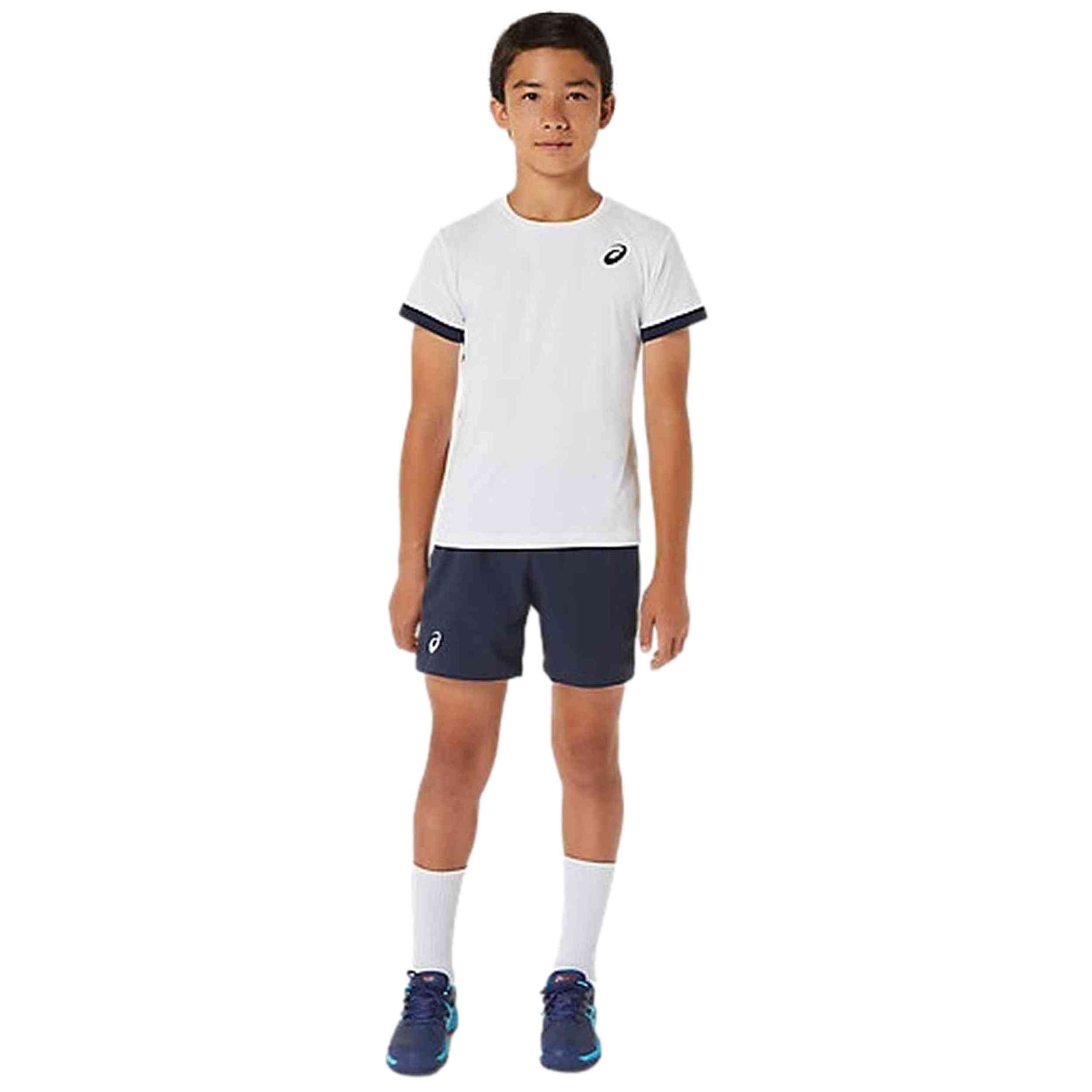 Boys Tennis Short Performance Asics en color Marino