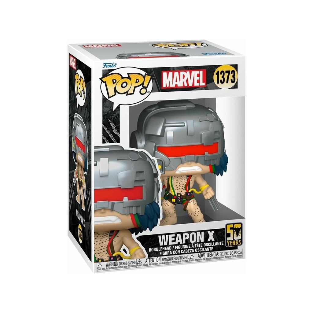 Funko Pop Marvel 50 Aniversario Lobezno Figura Weapon X con Cabeza Oscilante 77437