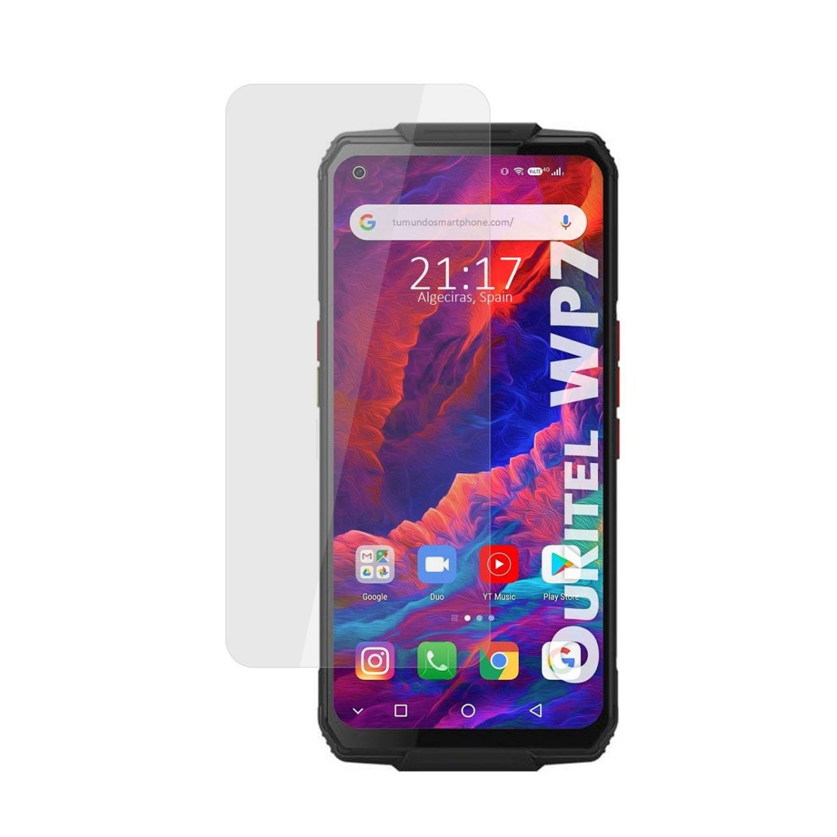 Tumundosmartphone Protector Cristal Templado para Oukitel Wp7 Vidrio
