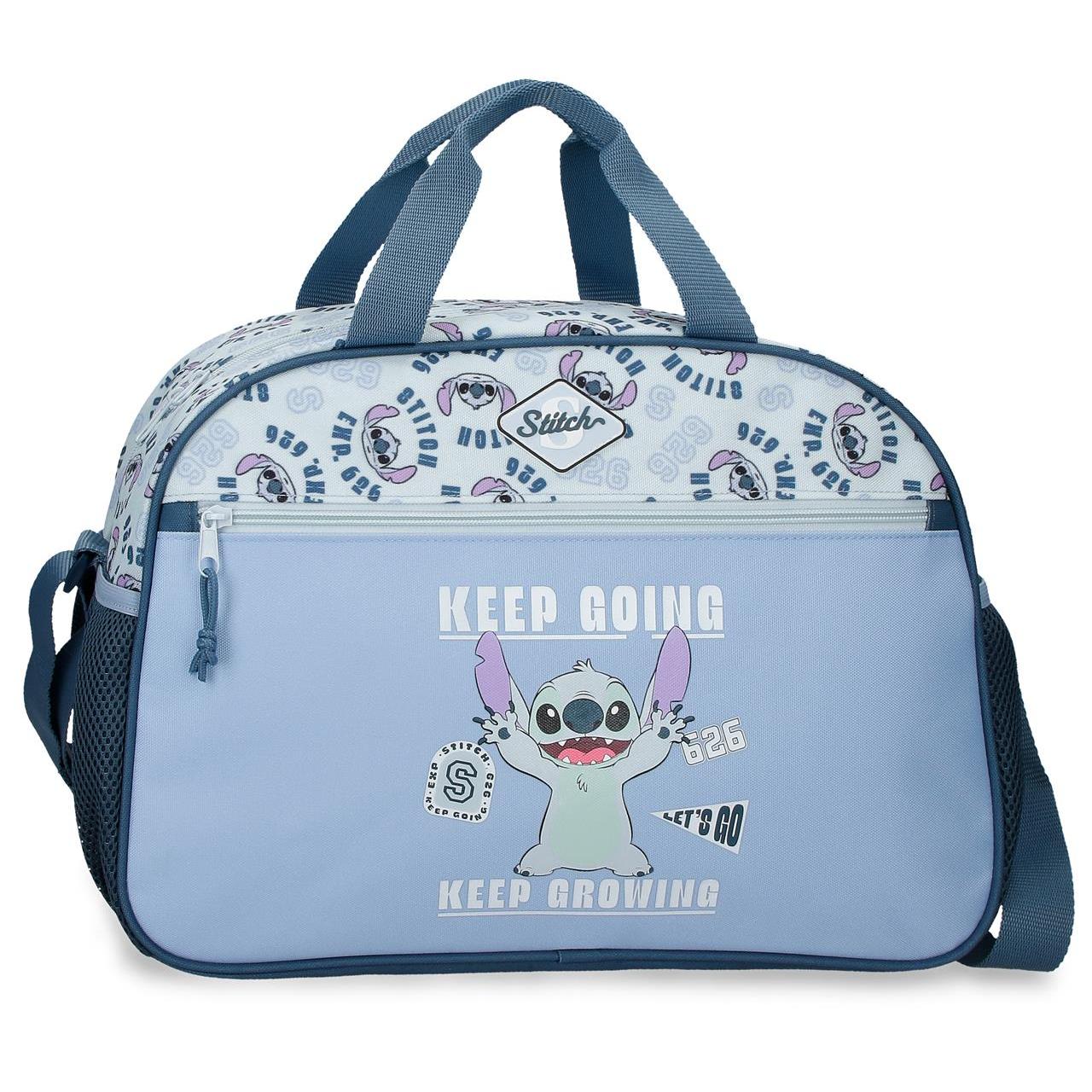 Bolsa de viaje Disney Stitch keep going marino