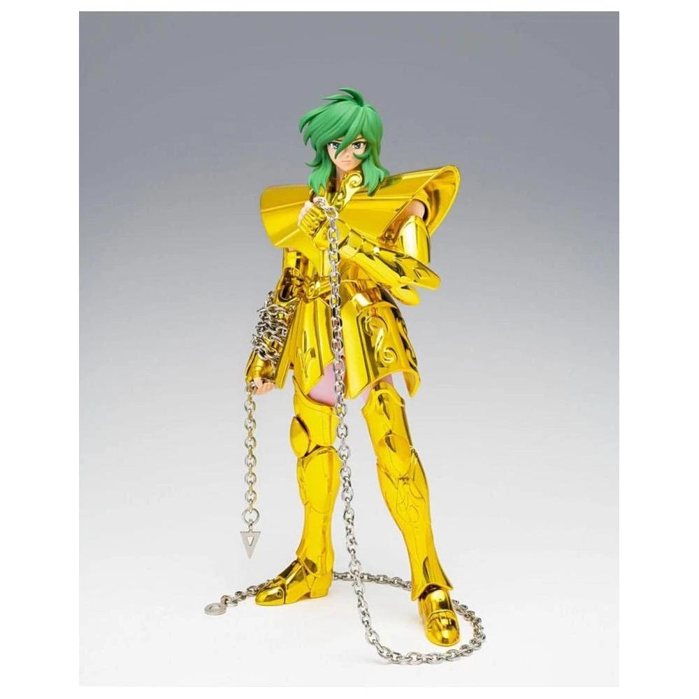 TAMASHII NATIONS - Figura Saint Seiya Myth Cloth SD666659 de Virgo Shun, 17 cm, con armadura dorada detallada, múltiples puntos de articulación y accesorios intercambiables para coleccionistas