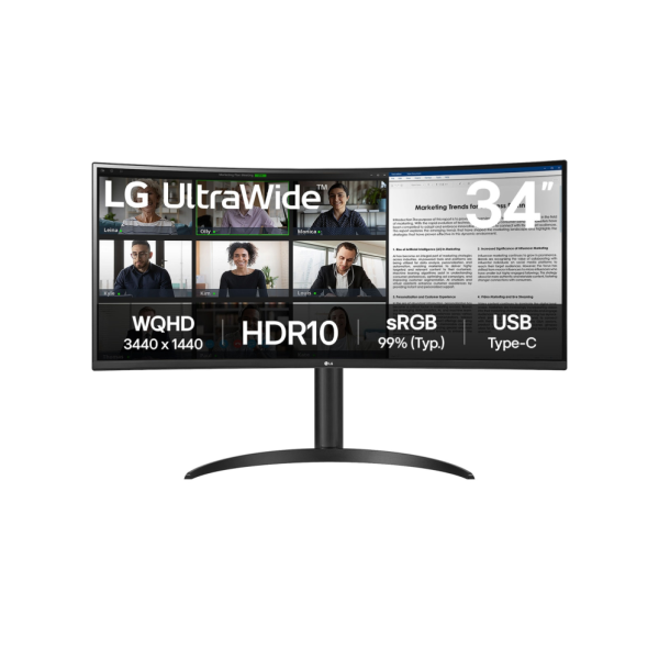 34WR50QK-B 34'' 3440x1440 Curve 21:9