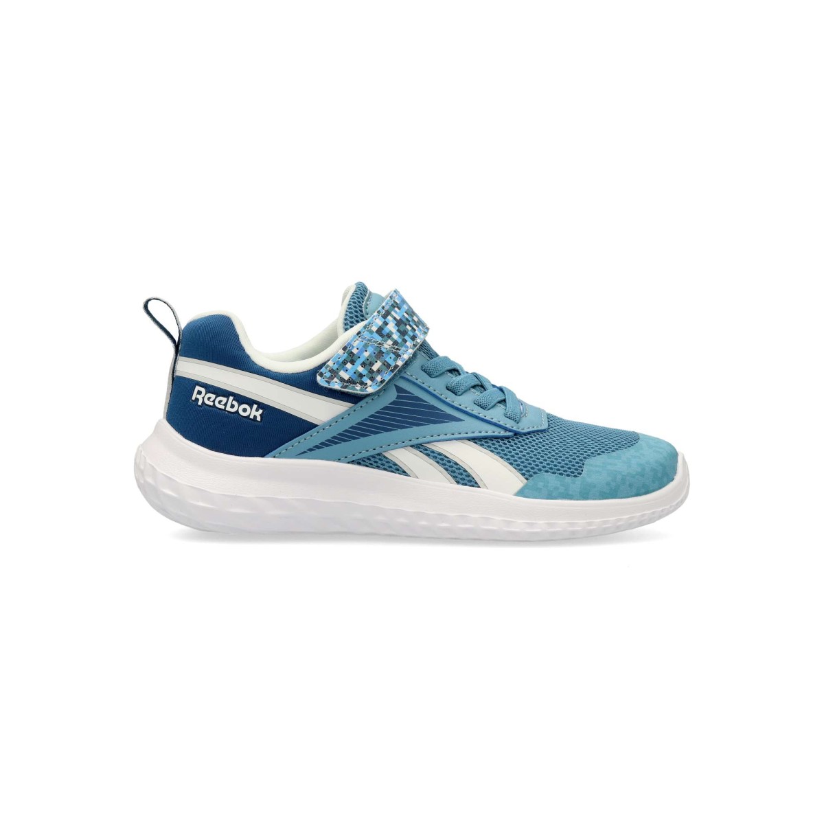 Reebok - Zapatillas deportivas Rush Runner 5 para niño, ligeras y transpirables con parte superior sintética y malla ventilada