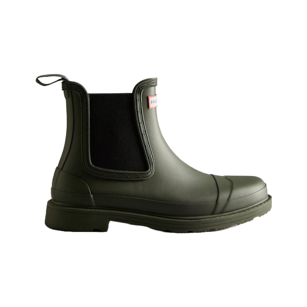 Botas Verdes Hunter Boots Commando Chelsea Dark Olive