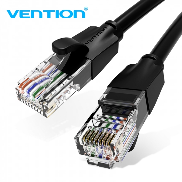 Vention cable de red utp rj45 cat6 - 2m - color negro