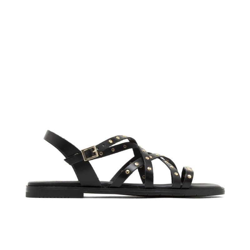 PORRONET 3223 001  38785 26V ROMANA TIRAS REMACHES NEGRO