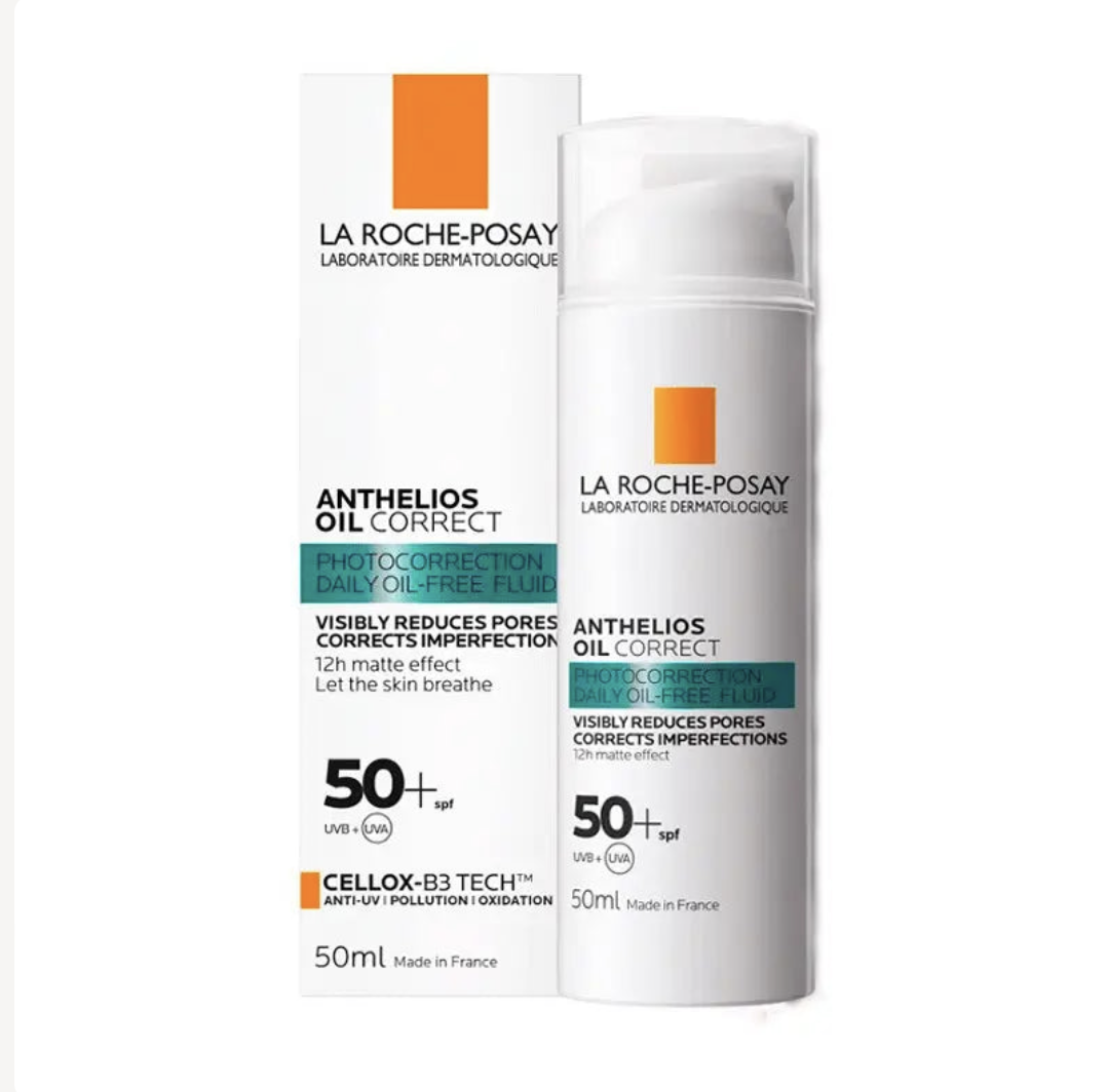LA ROCHE-POSAY - Crema ANTHELIOS OIL CORRECT SPF 50+