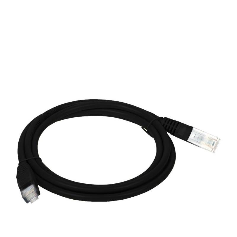Cable de Red A-LAN Alantec Negro 1m Cat5e U/UTP - Alta Velocidad