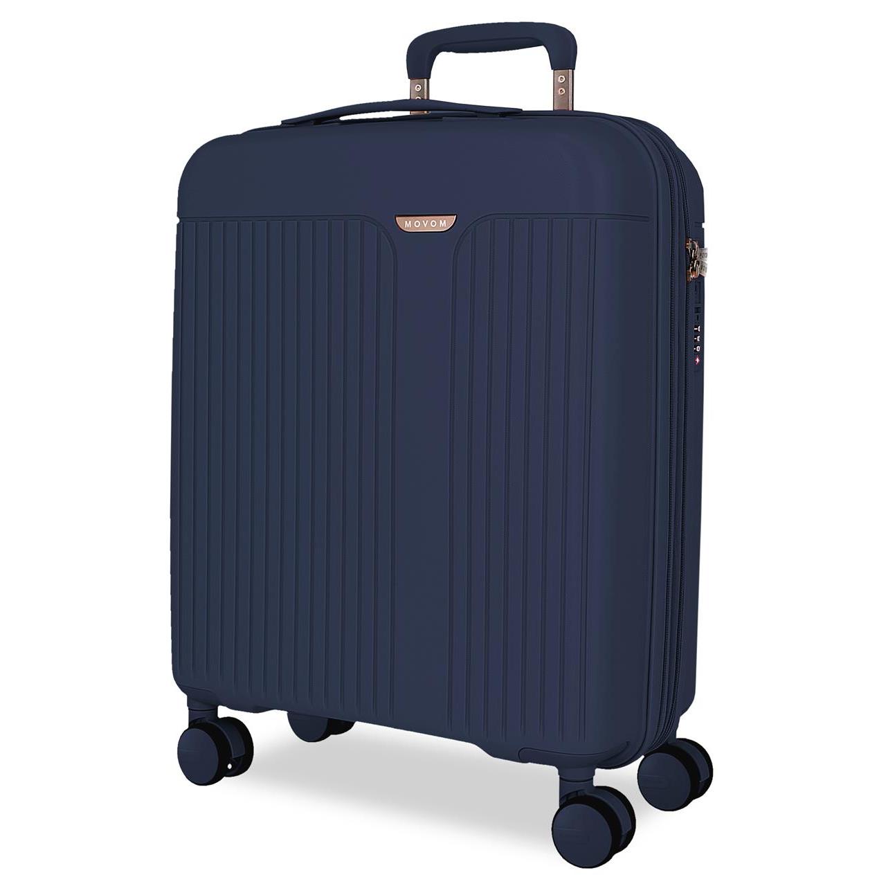 Maleta de cabina expandible Movom New Trendy PP con capacidad de 44L